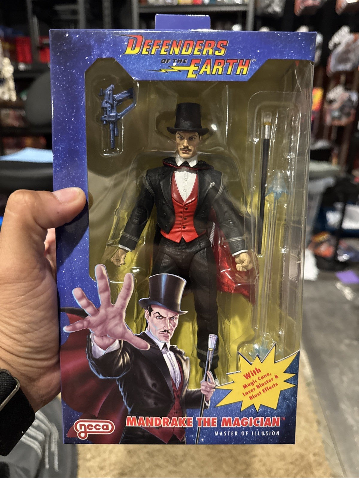 Action Figure   Defenders of the Earth Mandrake the Magician 7" NECA Toys0
