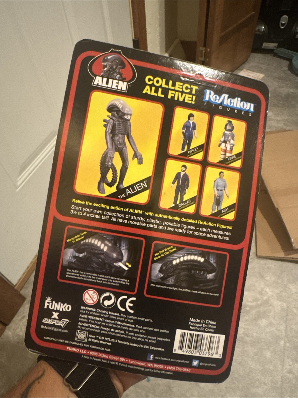 Funko ReAction Figures The Alien Action Figure 2013 NEW1