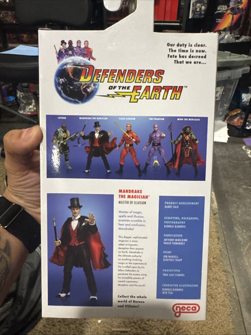 Action Figure   Defenders of the Earth Mandrake the Magician 7" NECA Toys1