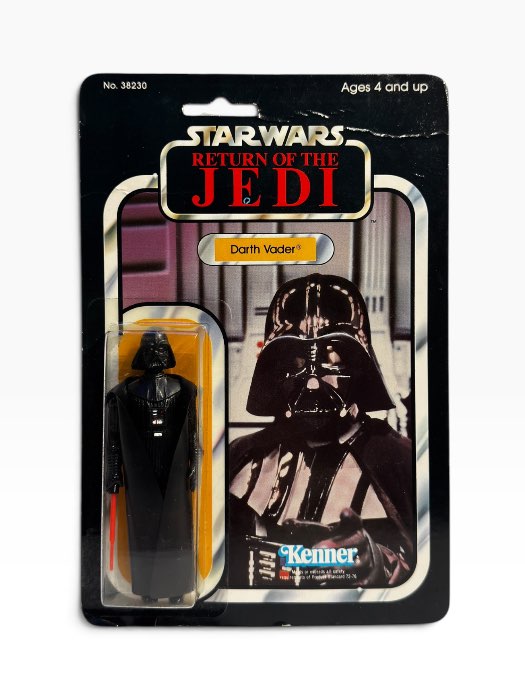 Original Kenner Darth Vader on Return of the Jedi 77-Back A card.