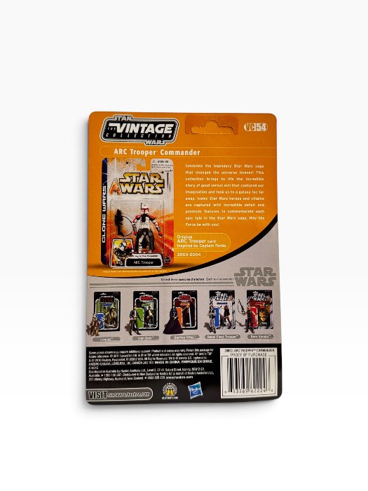 ARC Trooper Commander (Captain Fordo) VC54 Expanded Universe release. Unpunched